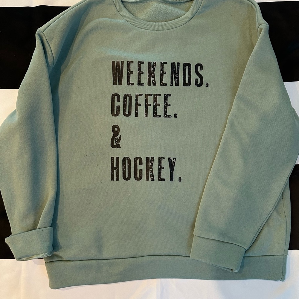 SHEIN womens Sage Crewneck Sweater